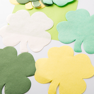 日本原产Ishikawa 美浓和纸蛋糕纸垫幸运草