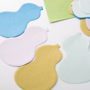 日本原产Ishikawa 美浓和纸蛋糕纸垫葫芦形