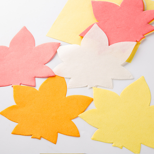 日本原产Ishikawa 美浓和纸蛋糕纸垫 枫叶