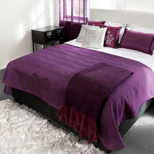 芬兰原产Lennol 神游 紫色床单床罩
