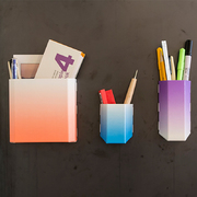 韩国原产TUNAPAPER磁铁吸附式收纳盒纸质储物盒收纳桶