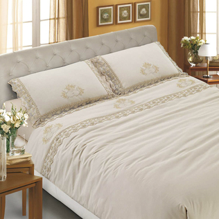 意大利原产DB HOME LINEN棉质四件套Viviana被罩200x220cm