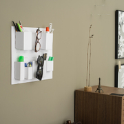 韩国原产TUNAPAPER粘贴式纸质收纳盒免打孔整理盒储物盒