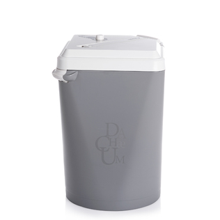 韩国原产DA CHAEUM压缩功能防异味垃圾桶246x246x380mm
