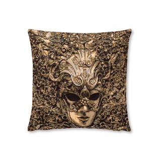 比利时原产 GK-ART 织锦靠枕套抱枕套“ 威尼斯面具”