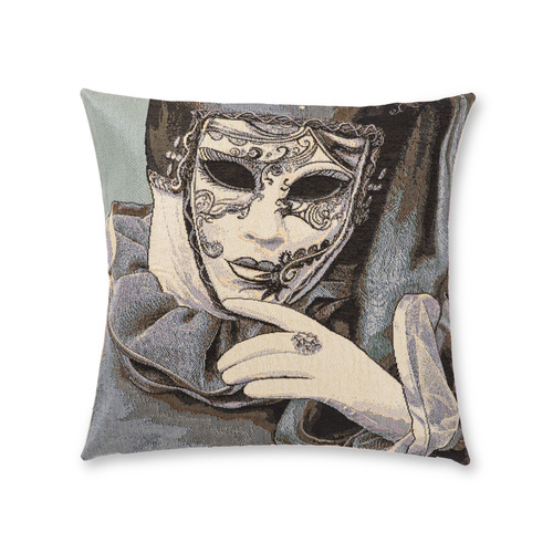 比利时原产 GK-ART 织锦靠枕套抱枕套“ 威尼斯面具” 图案