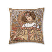 比利时原产 GK-ART织锦靠枕套抱枕套“秋天-木栅”图案