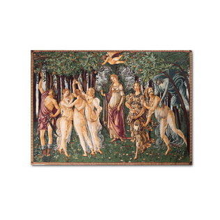 比利时原产GK-ART提花编织挂毯地毯“春天的寓言-波提切利”