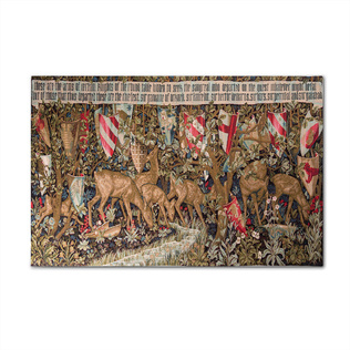 比利时原产GK-ART提花编织挂毯地毯“寻找圣杯-伯恩-琼斯”