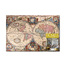 比利时原产 GK-ART提花编织挂毯 “世界地图” 图案
