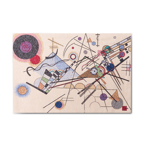 比利时原产 GK-ART提花编织挂毯地毯“抽象-康定斯基” 图案
