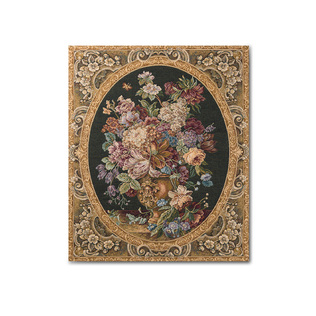 比利时原产 GK-ART 提花编织挂毯地毯“花瓶”