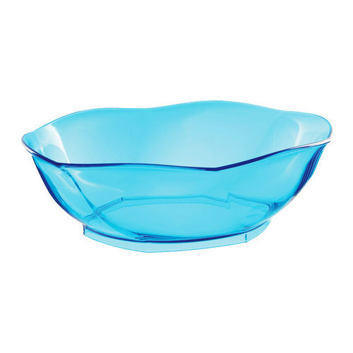 意大利原产Cosmoplast沙拉碗 塑料碗 透明沙拉碗 蓝色