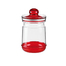 意大利原产Cosmoplast巴洛克系列 罐塑料储物罐 调味罐 红色 S