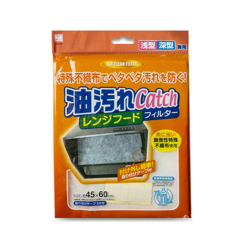 日本原产KOKUBO小久保油烟机过滤吸油纸（内含6片魔术贴） 白色