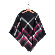 韩国原产JUNGHWA时尚英伦披风围巾披肩