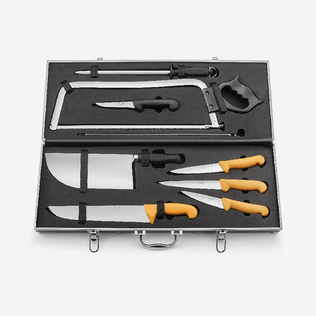 法国原产DEGLON不锈钢刀磨刀棒削皮刀九件套刀