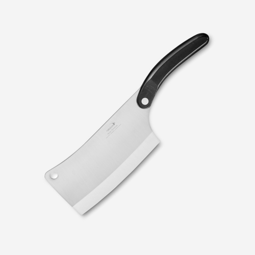 法国原产DEGLON西莱士不锈钢菜刀肉刀加厚 黑色