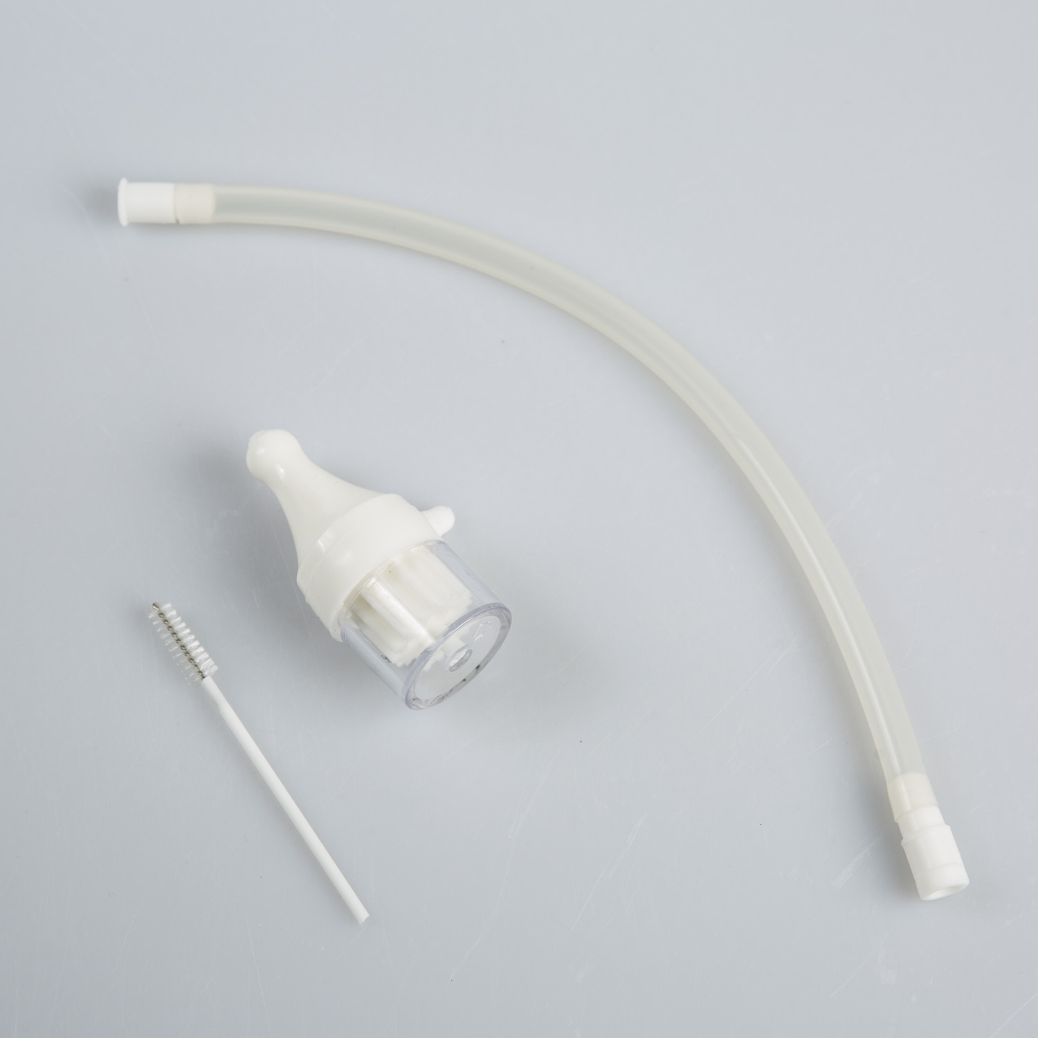 韩国原产plus bebe手动软硅胶喷嘴婴幼儿专用喷嘴吸鼻器 透明