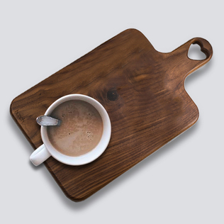 英国原产harch 天然胡桃木实木手工菜板砧板案板船桨形
