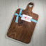 英国原产harch 天然胡桃木实木手工菜板砧板案板船桨形 褐色 L