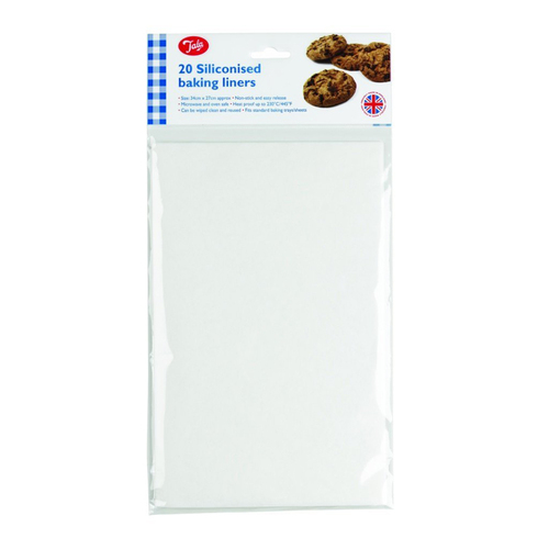英国原产Tala不粘硅油纸烘焙防油纸烘焙工具20片 白色