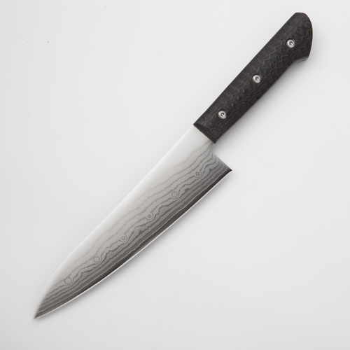 日本原产TOJIRO(藤次郎) 鎧系列 牛刀主厨刀 F-1352 黑色