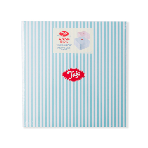 英国原产Tala条纹撞色蛋糕包装盒蛋糕礼盒糕点盒 蓝色