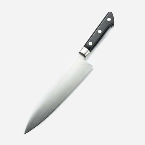 日本原产Tojiro藤次郎粉末钢牛刀菜刀厨刀切片刀F-520 黑色