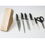 西班牙原产ARCOS不锈钢厨刀菜刀面包刀厨房剪刀6件套 棕色