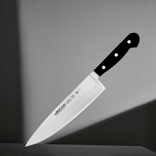 西班牙原产ARCOS不锈钢厨师刀切片刀 黑色