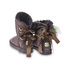 澳大利亚原产CHIC EMPIRE蝴蝶结雪地靴羊皮靴中筒靴 深咖啡色 38