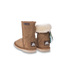 澳大利亚原产CHIC EMPIRE羊皮中筒雪地靴儿童雪地靴 栗色 31