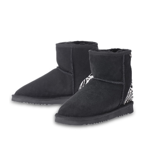 澳大利亚原产CHIC EMPIRE 羊皮毛⼀体雪地靴 黑色 40