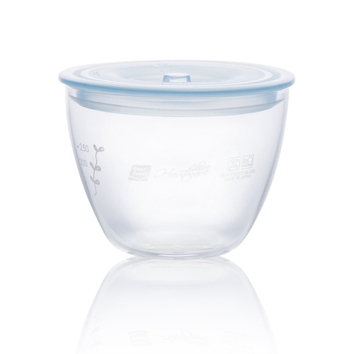韩国原产HautWare硅胶玻璃碗保鲜盒密封盒便当盒300ml