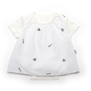 韩国原产dooboo哈尼婴儿裙0-2岁女宝宝春夏裙子