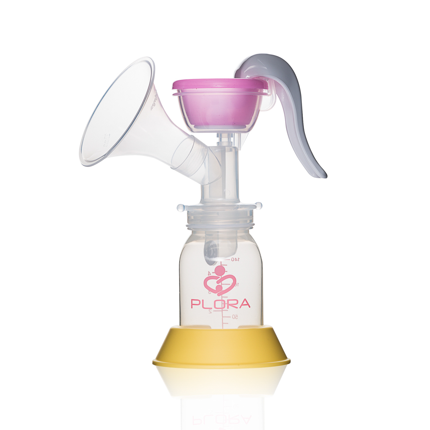 韩国原产PLORA手动吸奶器吸乳器拔奶器 粉色