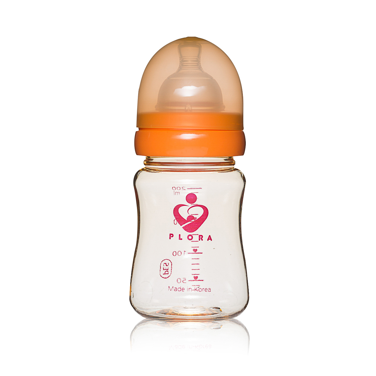 韩国原产PLORA宽口奶瓶PES奶瓶婴儿奶瓶200ml单个装