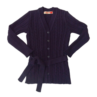 德国原产wool candy玛丽拉长款开襟针织羊毛衫