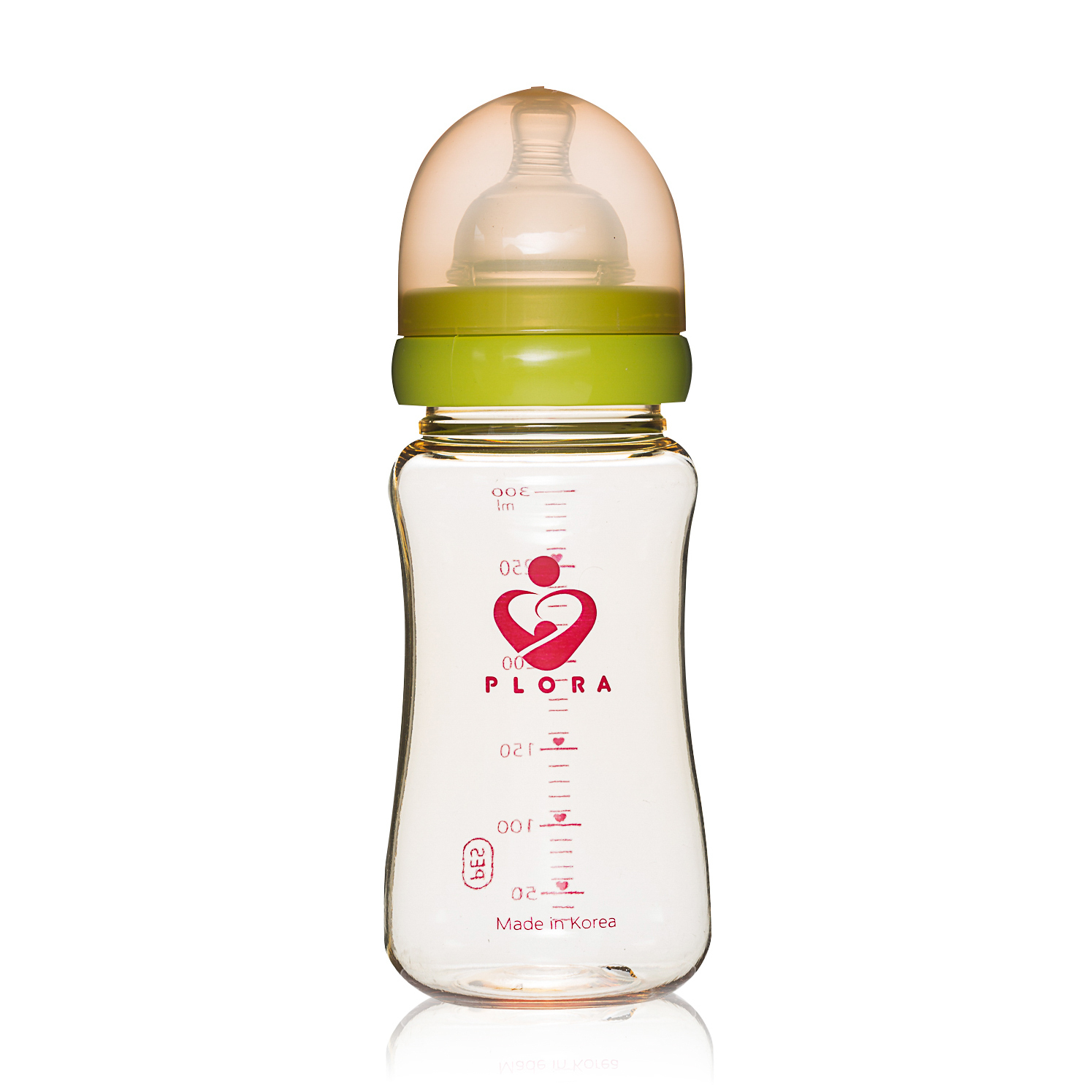 韩国原产PLORA宽口奶瓶PES奶瓶婴儿奶瓶300ml单个装
