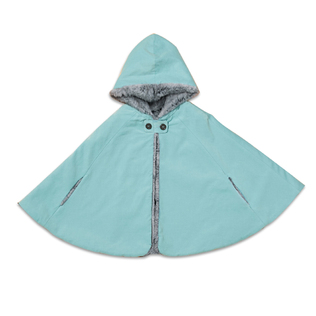 法国原产cocolico连帽斗篷女童宝宝抱被秋冬款