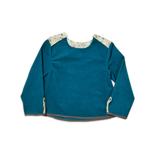 法国原产Cocolico棉男童长袖t恤打底衫秋宝宝长袖 钴蓝色  4岁