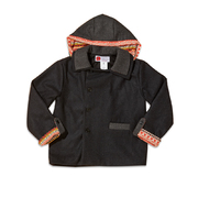 法国原产Cocolico可拆卸帽子休闲外套秋冬款宝宝外套