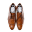 意大利原产germano bellesi头层牛皮皮鞋商务皮鞋德比鞋766 棕色 42