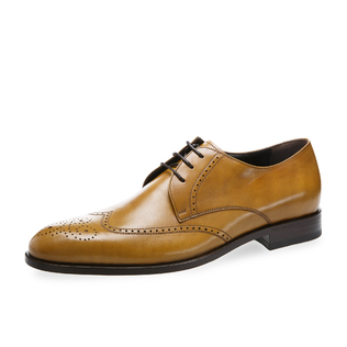 意大利原产germano bellesi头层牛皮皮鞋商务皮鞋德比鞋766