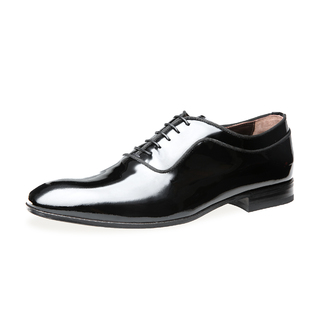 意大利原产germano bellesi系带漆皮男鞋牛皮皮鞋600