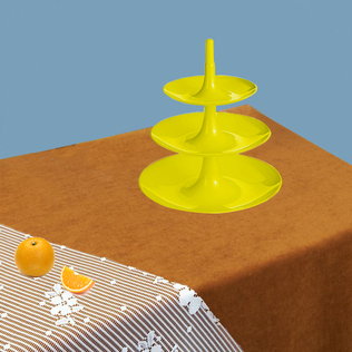 德国原产koziol三层点心盘水果盘糕点盘