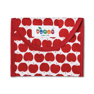 新西兰原产munch环保布食品包食品包装包裹布 红苹果图案