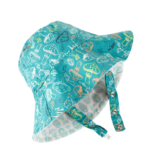 美国原产BABY BONNETS全棉帽子儿童帽子遮阳帽双面渔夫帽