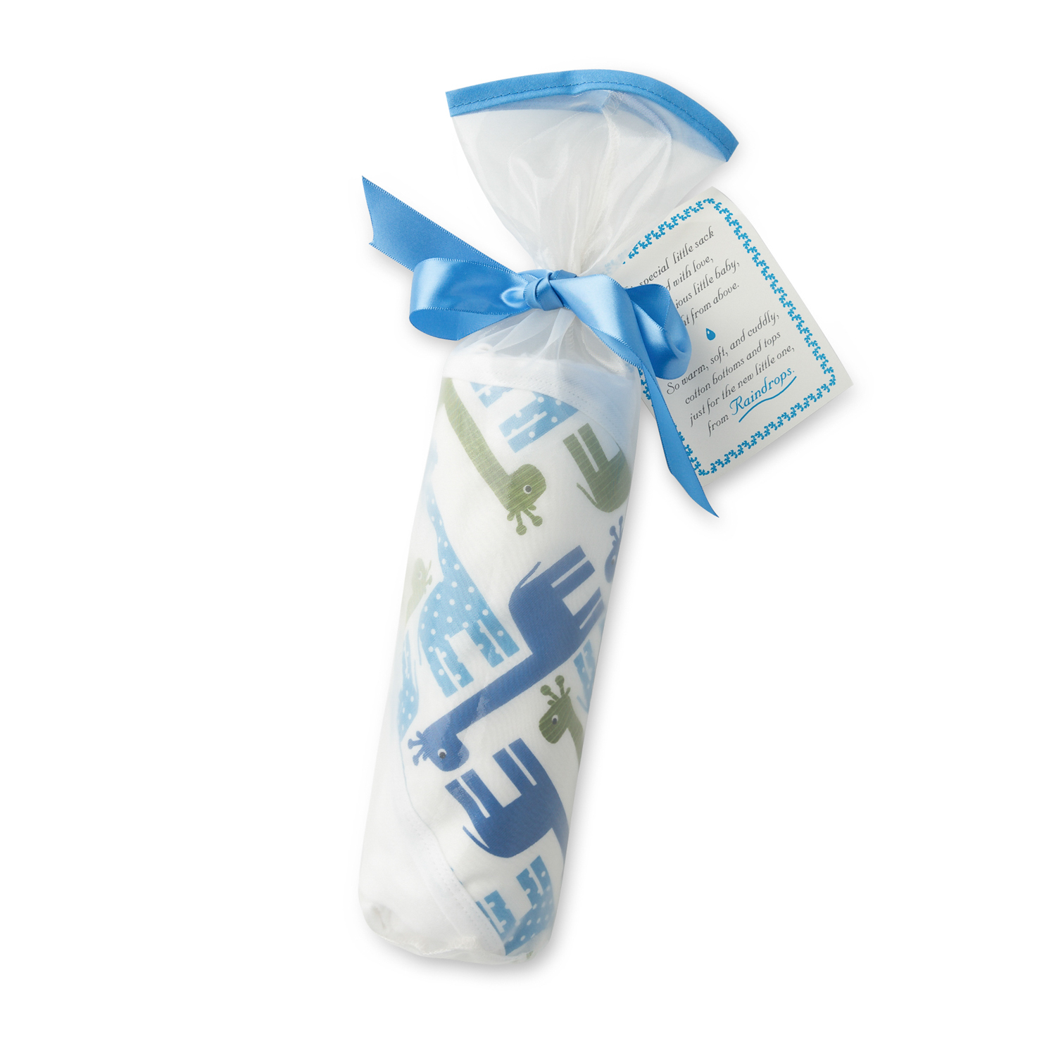 美国原产Raindrops婴幼儿连帽包毯礼品套装珍贵系列